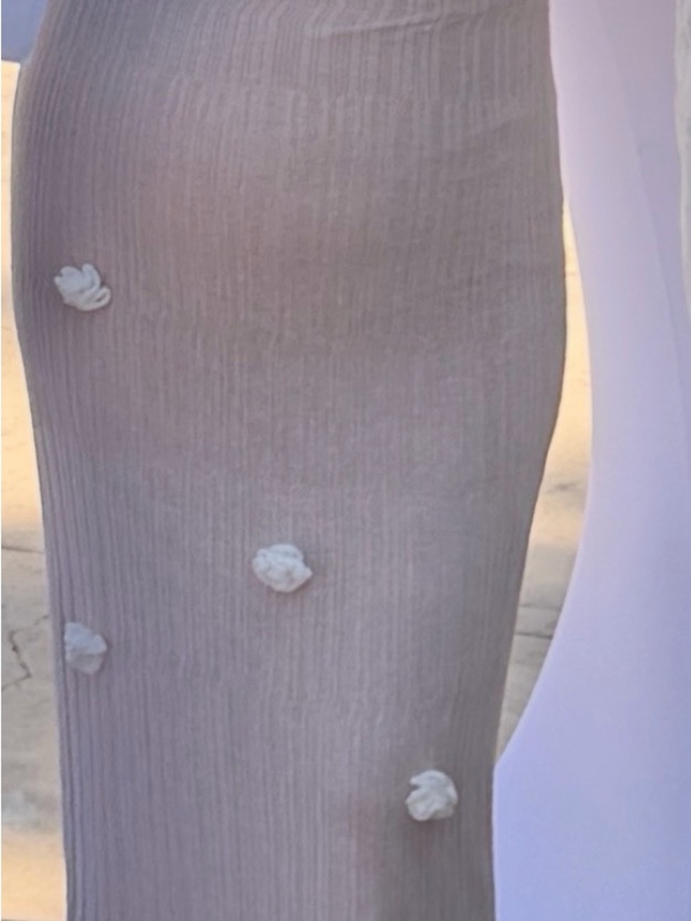 Orchid Knit Maxi Dress - Ivory - Picture 5 of 11